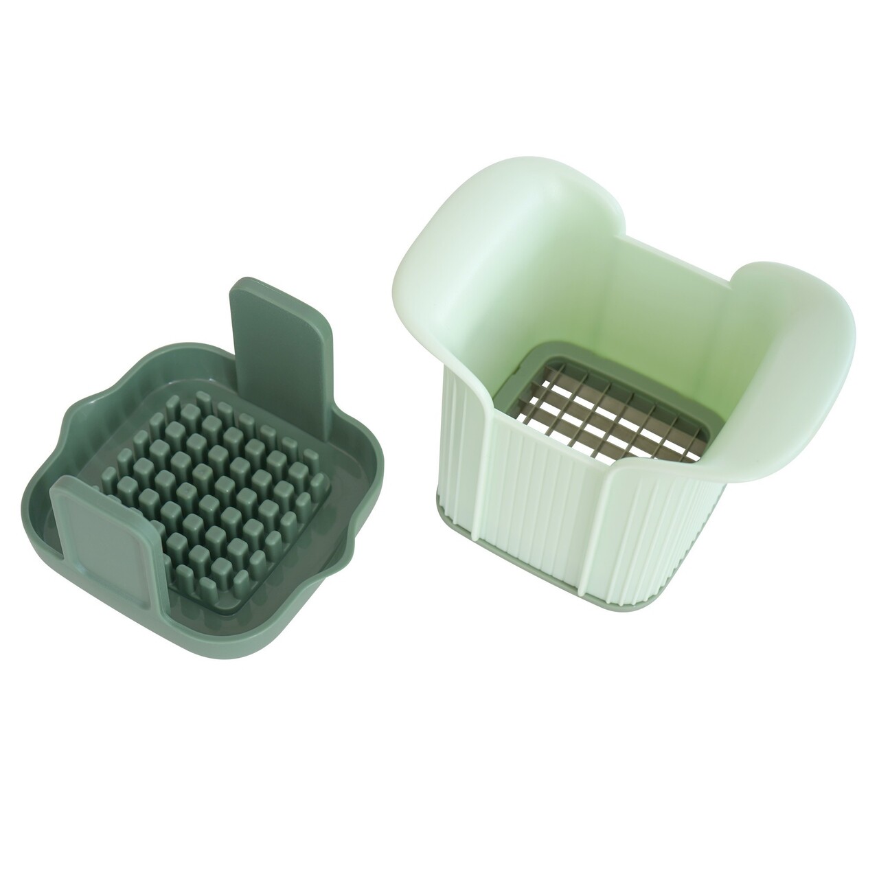 Dispozitiv pentru feliat cartofi, plastic - Zokura - imagine 6